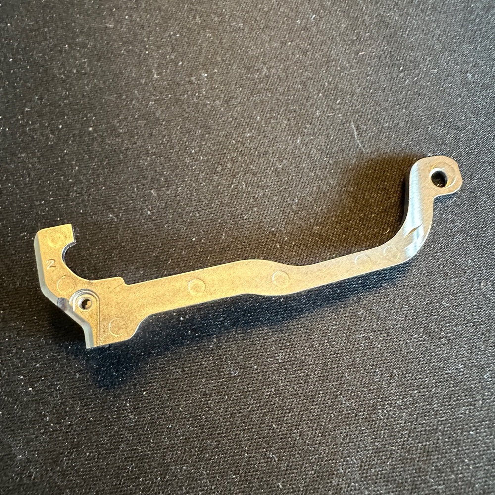 Gorilla Machining Sig P320 trigger bar for FCU without manual safety.